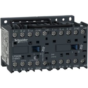 Schneider Automation - Contacteur inverseur 9A AC-3 - 3P 1NC - 24V DC basse conso - LP5K0901BW3