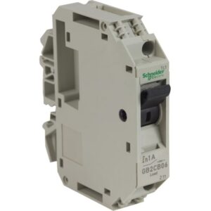 Schneider Automation - Disjoncteur pour circuit de contrôle - GB2-CB - 1A - 1P - 1d - GB2CB06