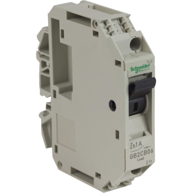 Schneider Automation - Disjoncteur pour circuit de contrôle - GB2-CB - 1A - 1P - 1d - GB2CB06 Schneider Automation - Disjoncteur pour circuit de contrôle - GB2-CB - 1A - 1P - 1d - GB2CB06