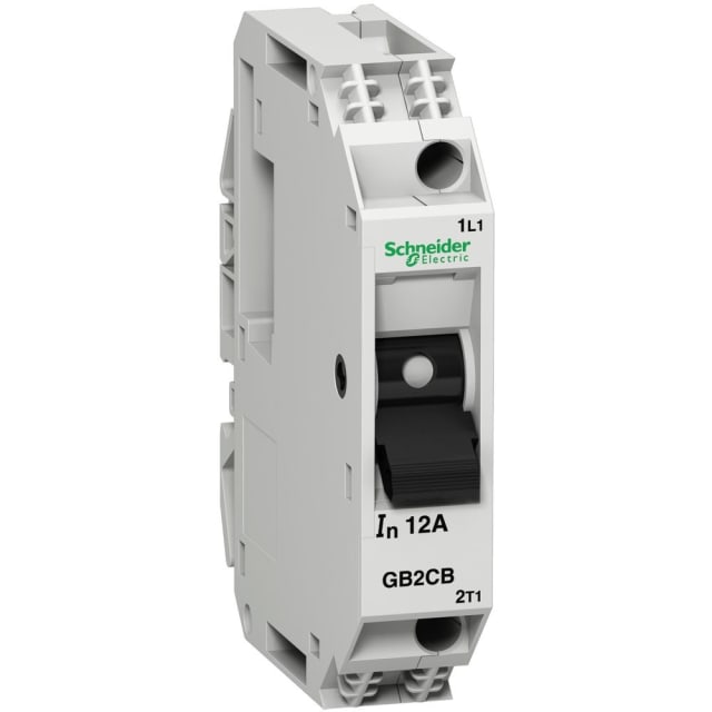 Schneider Automation - Disjoncteur pour circuit de contrôle - GB2-CB - 3A - 1P - 1d - GB2CB08 Schneider Automation - Disjoncteur pour circuit de contrôle - GB2-CB - 3A - 1P - 1d - GB2CB08