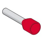 Schneider Automation - Embout de câblage - format moyen - 1 mm² - rouge - DZ5CE010 – Image 2