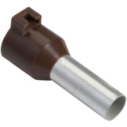 Schneider Automation - Embout de câblage pour porte-repères - format moyen - 10 mm² - brun - DZ5CA102