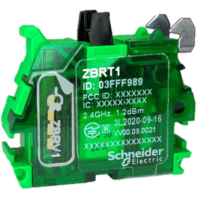 Schneider Automation - Emetteur pour bouton sans fil et sans pile - embase de fixation pas inclu - ZBRT1 Schneider Automation - Emetteur pour bouton sans fil et sans pile - embase de fixation pas inclu - ZBRT1