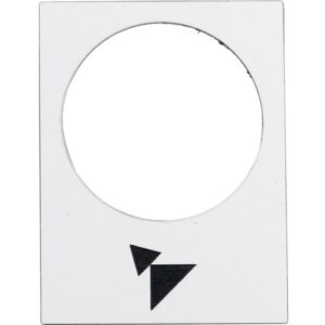 Schneider Automation - Étiquette - 30 x 40mm - blanc - avant PV-GV - ZB2BY4915