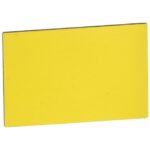 Schneider Automation - Etiquette non marquée- 18x27mm - Ø22 - à graver - face blanche et jaune - ZBY5102