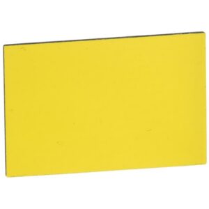 Schneider Automation - Etiquette non marquée- 18x27mm - Ø22 - à graver - face blanche et jaune - ZBY5102