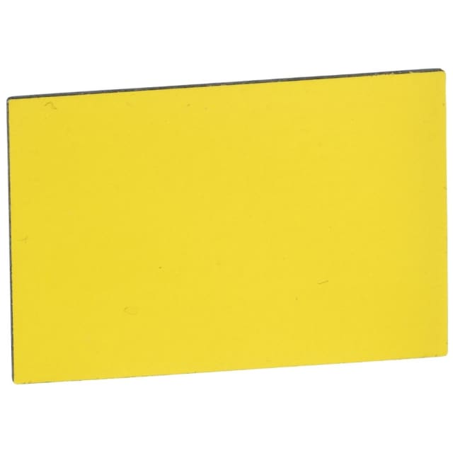 Schneider Automation - Etiquette non marquée- 18x27mm - Ø22 - à graver - face blanche et jaune - ZBY5102 Schneider Automation - Etiquette non marquée- 18x27mm - Ø22 - à graver - face blanche et jaune - ZBY5102