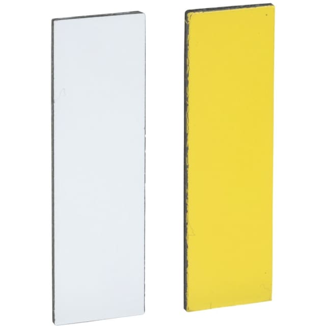 Étiquette à graver non Schneider Automation Harmony XB4 détail produit Détails visibles de Étiquette à graver non marquée 8 x 27 mm Ø22 pour Commande machine