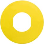 Schneider Automation - Etiquette non marquée - Ø22 - Ø60mm - jaune - ZBY9101