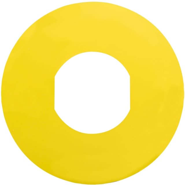 Schneider Automation - Etiquette non marquée - Ø22 - Ø60mm - jaune - ZBY9101 Schneider Automation - Etiquette non marquée - Ø22 - Ø60mm - jaune - ZBY9101