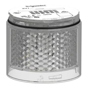 Schneider Automation - Harmony XVB7 - mod lumineux - multifonctionnel et coloré -Ø 70mm - transparent - XVB7CM9