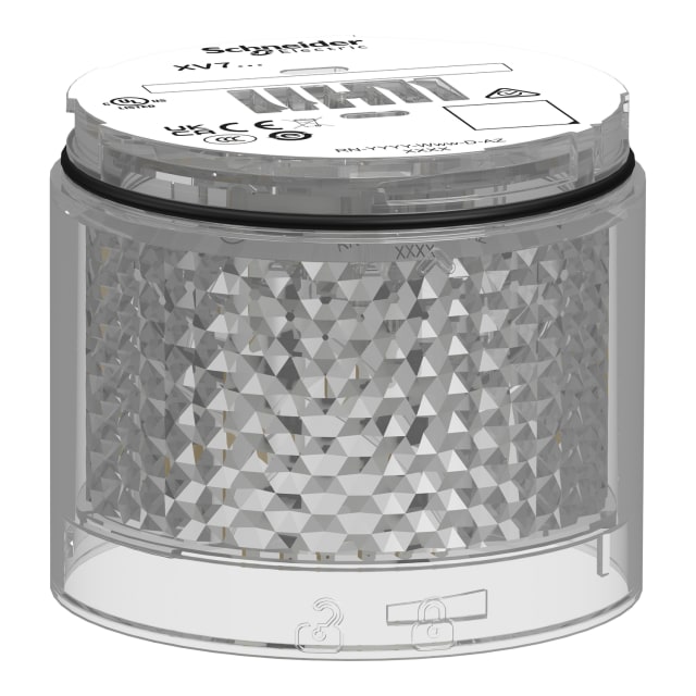 Schneider Automation - Harmony XVB7 - mod lumineux - multifonctionnel et coloré -Ø 70mm - transparent - XVB7CM9 Schneider Automation - Harmony XVB7 - mod lumineux - multifonctionnel et coloré -Ø 70mm - transparent - XVB7CM9