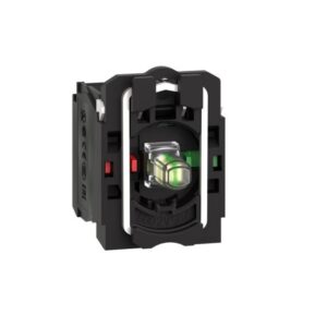 Schneider Automation - Harmony corps de bouton lumineux - Ø22 - LED Universelle 1O+1F - ZB5AW0G15