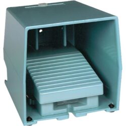 Schneider Automation - Interrupteur à pied simple XPE-M - avec capot - métallique - bleu - 1O+1F - XPEM310