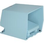 Schneider Automation - Interrupteur à pied simple XPE-M - avec capot - métallique - bleu - 1O+1F - XPEM510