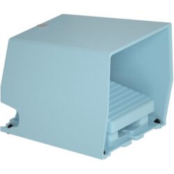 Schneider Automation - Interrupteur à pied simple XPE-M - avec capot - métallique - bleu - 1O+1F - XPEM510