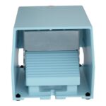 Interrupteur à pied simple avec capot métal bleu XPEM511 – Image 2