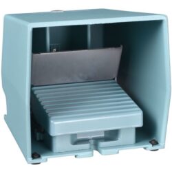Schneider Automation - Interrupteur à pied simple XPE-M - avec capot - métallique - bleu - 2O+2F - XPEM511
