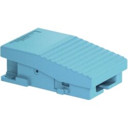 Schneider Automation - Interrupteur à pied simple XPE-M - sans capot - métallique - bleu - 1O+1F - XPEM110