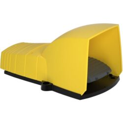 Schneider Automation - Interrupteur à pied simple XPE-Y - avec capot - plastique - jaune - 1O+1F - XPEY310