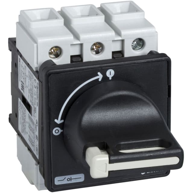 Interrupteur-sectionneur tripolaire 690 V Schneider Automation TeSys VARIO détail produit Détails visibles de Interrupteur-sectionneur tripolaire 690 V 25 A VBF0 pour Interrupteurs-sectionneurs