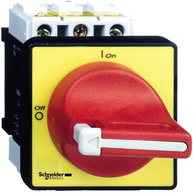 Schneider Automation - Interrupteur-sectionneur VCD - 3P - 690V 25A - poignée rouge cadenassable - VCD0 Schneider Automation - Interrupteur-sectionneur VCD - 3P - 690V 25A - poignée rouge cadenassable - VCD0