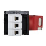 Schneider Automation - Interrupteur-sectionneur VCF - 3P - 690V 63A - poignée rouge cadenassable - VCF3 – Image 2