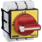 Schneider Automation - Interrupteur-sectionneur VCF - 3P - 690V 63A - poignée rouge cadenassable - VCF3
