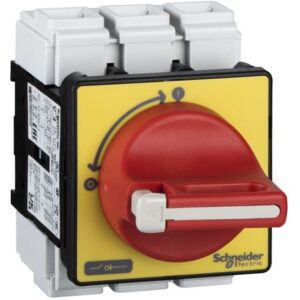 Schneider Automation - Interrupteur-sectionneur VCF - 3P - 690V 80A - poignée rouge cadenassable - VCF4
