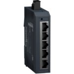 Schneider Automation - Modicon Standard Unmanaged Switch - 5 ports for copper - MCSESU053FN0