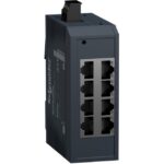 Schneider Automation - Modicon Unmanaged Switch - 8 ports for copper - MCSESU083FN0