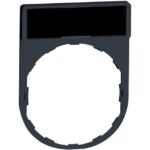 Schneider Automation - Porte étiquette 30x40mm standard - Ø22 - à graver - face noir et rouge - ZBY2101