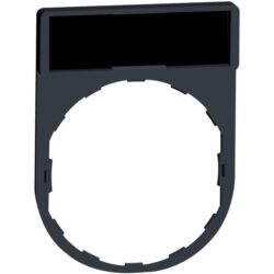 Détails visibles de Porte-étiquette standard à graver 30 x 40 mm Ø22 pour Accessoires de repérage