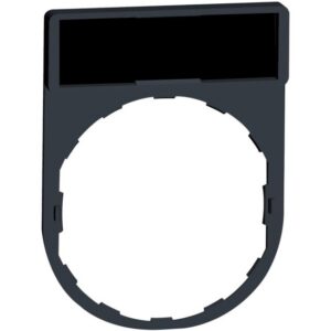Schneider Automation - Porte étiquette 30x40mm standard - Ø22 - à graver - face noir et rouge - ZBY2101