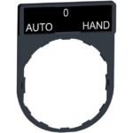 Schneider Automation - Porte étiquette 30x40mm standard - Ø22 - avec étiquette AUTO-O-HAND - ZBY2385