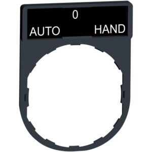 Schneider Automation - Porte étiquette 30x40mm standard - Ø22 - avec étiquette AUTO-O-HAND - ZBY2385