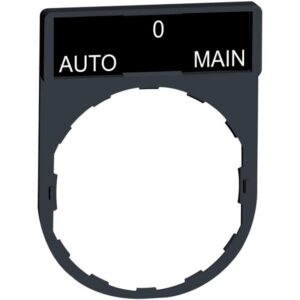 Schneider Automation - Porte étiquette 30x40mm standard - Ø22 - avec étiquette AUTO-O-MAIN - ZBY2185