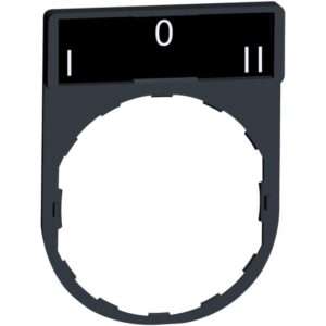 Schneider Automation - Porte étiquette 30x40mm standard - Ø22 - avec étiquette I-O-II - ZBY2186