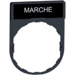 Schneider Automation - Porte étiquette 30x40mm standard - Ø22 - avec étiquette MARCHERCHE - ZBY2103