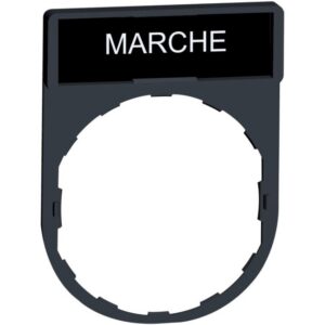 Schneider Automation - Porte étiquette 30x40mm standard - Ø22 - avec étiquette MARCHERCHE - ZBY2103