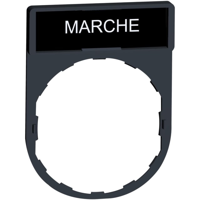Schneider Automation - Porte étiquette 30x40mm standard - Ø22 - avec étiquette MARCHERCHE - ZBY2103 Schneider Automation - Porte étiquette 30x40mm standard - Ø22 - avec étiquette MARCHERCHE - ZBY2103