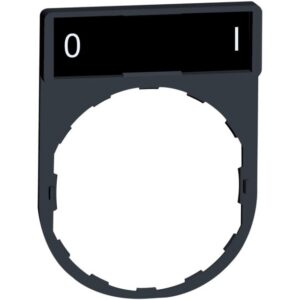 Schneider Automation - Porte étiquette 30x40mm standard - Ø22 - avec étiquette O-I - ZBY2178