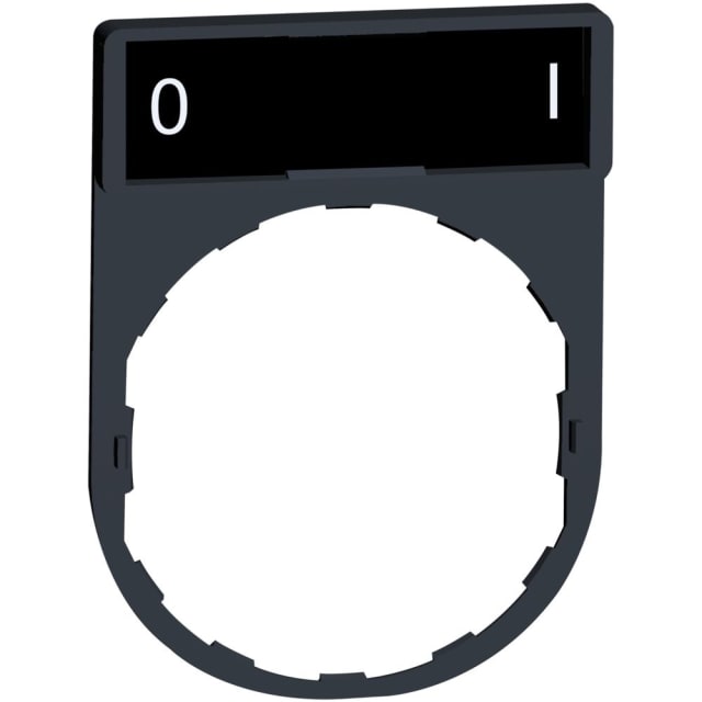 Schneider Automation - Porte étiquette 30x40mm standard - Ø22 - avec étiquette O-I - ZBY2178 Schneider Automation - Porte étiquette 30x40mm standard - Ø22 - avec étiquette O-I - ZBY2178