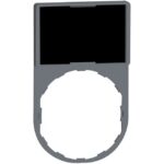 Schneider Automation - Porte étiquette 30x50mm standard - Ø22 - à graver - face noir et rouge - ZBY6101