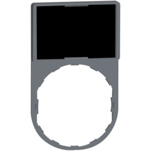 Schneider Automation - Porte étiquette 30x50mm standard - Ø22 - à graver - face noir et rouge - ZBY6101