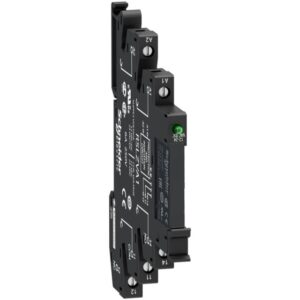 Schneider Automation - RELAIS 1 O/F AVEC EMBASE 24 VAC/VDC (CONNECTEUR A VIS) - RSL1PVBU