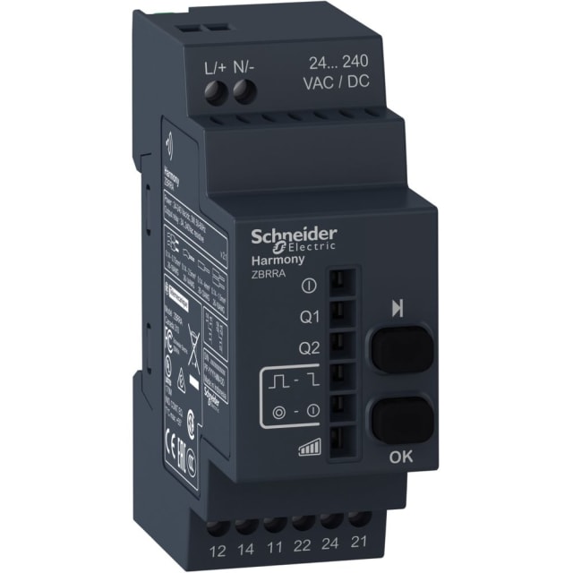 Schneider Automation - Récepteur programm. - 2 sort. relais 3A - mono-stable Schneider Automation - Récepteur programm. - 2 sort. relais 3A - mono-stable