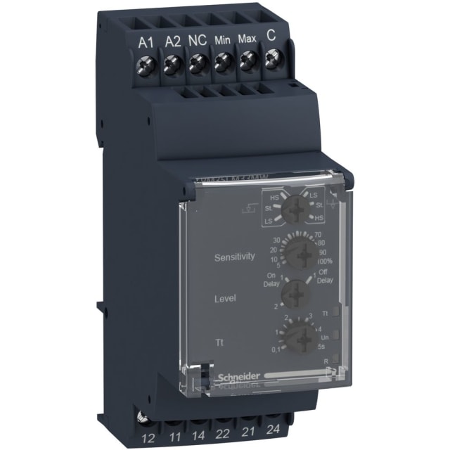 Schneider Automation - Relais de contrôle de niveau RM35-L - 24-240 V AC/DC - RM35LM33MW Schneider Automation - Relais de contrôle de niveau RM35-L - 24-240 V AC/DC - RM35LM33MW