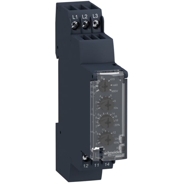 Schneider Automation - Relais de contrôle multifonction RM17-TE - plage 183-528 V AC - RM17TE00 Schneider Automation - Relais de contrôle multifonction RM17-TE - plage 183-528 V AC - RM17TE00
