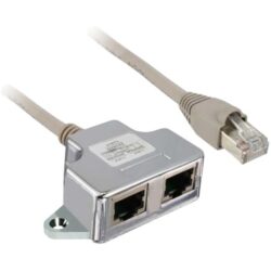 Schneider Automation - Tés de dérivation Modbus - 1 x RJ45 mâle et 2 x RJ45 femelle - câble 0